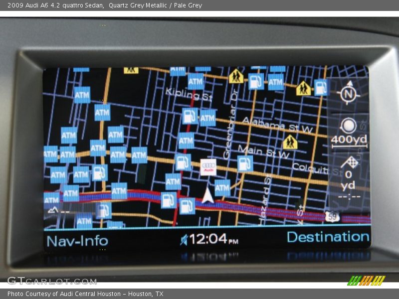Quartz Grey Metallic / Pale Grey 2009 Audi A6 4.2 quattro Sedan