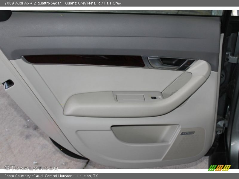 Quartz Grey Metallic / Pale Grey 2009 Audi A6 4.2 quattro Sedan