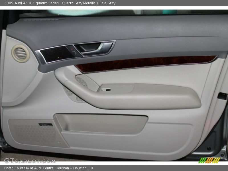 Quartz Grey Metallic / Pale Grey 2009 Audi A6 4.2 quattro Sedan
