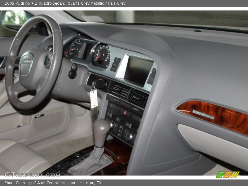 Quartz Grey Metallic / Pale Grey 2009 Audi A6 4.2 quattro Sedan
