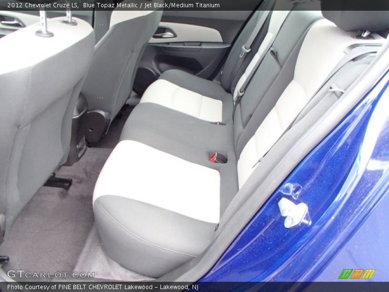 Blue Topaz Metallic / Jet Black/Medium Titanium 2012 Chevrolet Cruze LS