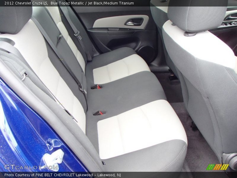 Blue Topaz Metallic / Jet Black/Medium Titanium 2012 Chevrolet Cruze LS