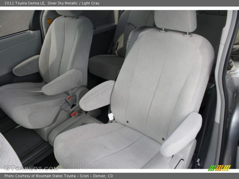 Silver Sky Metallic / Light Gray 2011 Toyota Sienna LE