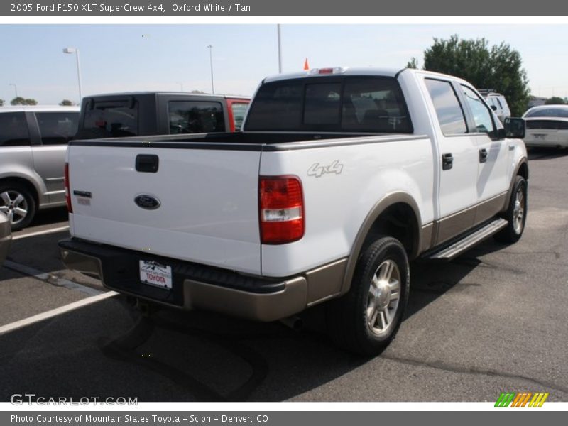 Oxford White / Tan 2005 Ford F150 XLT SuperCrew 4x4