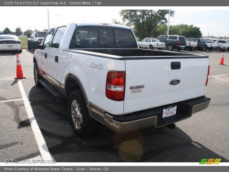 Oxford White / Tan 2005 Ford F150 XLT SuperCrew 4x4