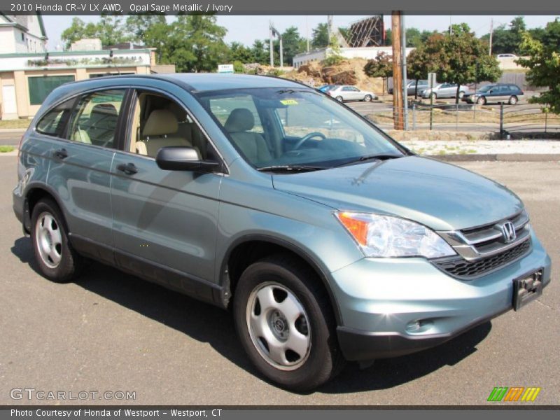 Opal Sage Metallic / Ivory 2010 Honda CR-V LX AWD
