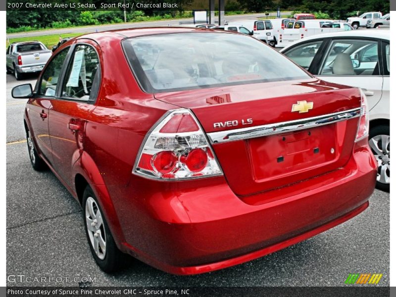  2007 Aveo LS Sedan Sport Red