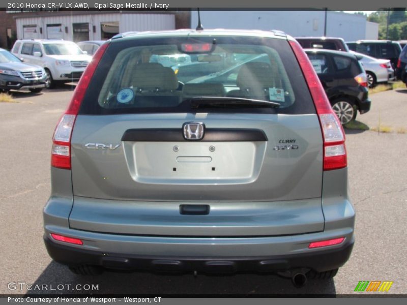 Opal Sage Metallic / Ivory 2010 Honda CR-V LX AWD