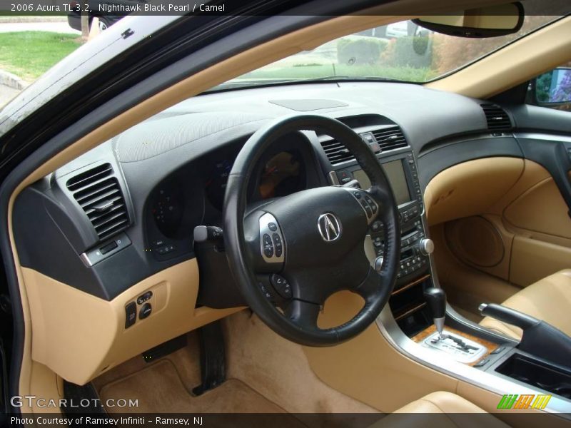 Nighthawk Black Pearl / Camel 2006 Acura TL 3.2