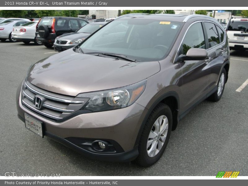 Urban Titanium Metallic / Gray 2013 Honda CR-V EX-L