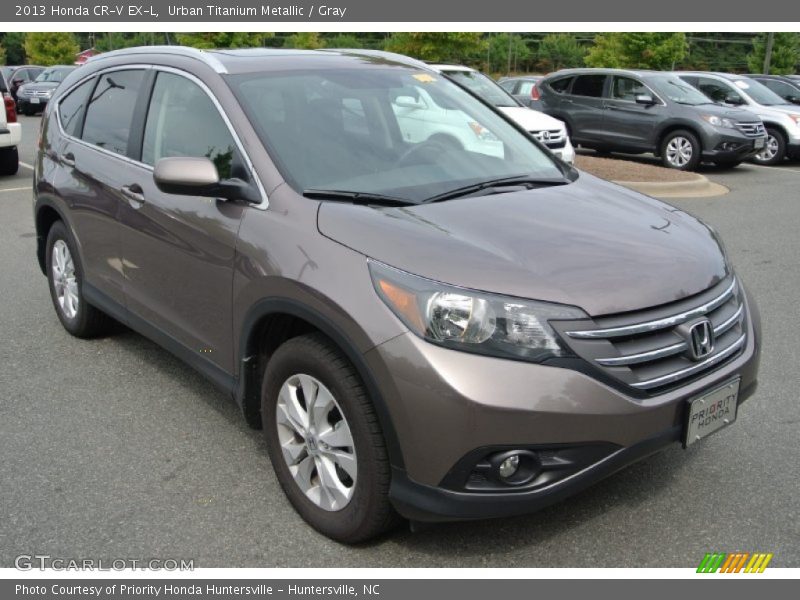 Urban Titanium Metallic / Gray 2013 Honda CR-V EX-L
