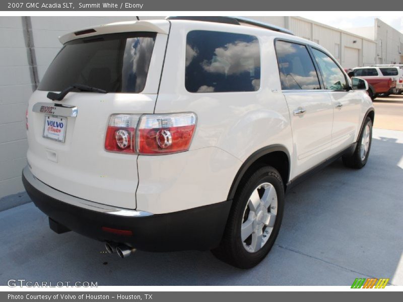 Summit White / Ebony 2007 GMC Acadia SLT