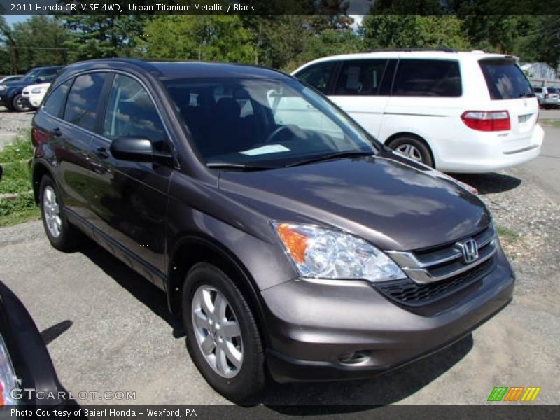 Urban Titanium Metallic / Black 2011 Honda CR-V SE 4WD