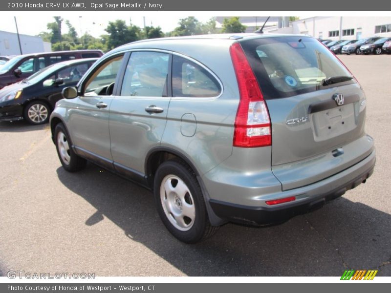 Opal Sage Metallic / Ivory 2010 Honda CR-V LX AWD
