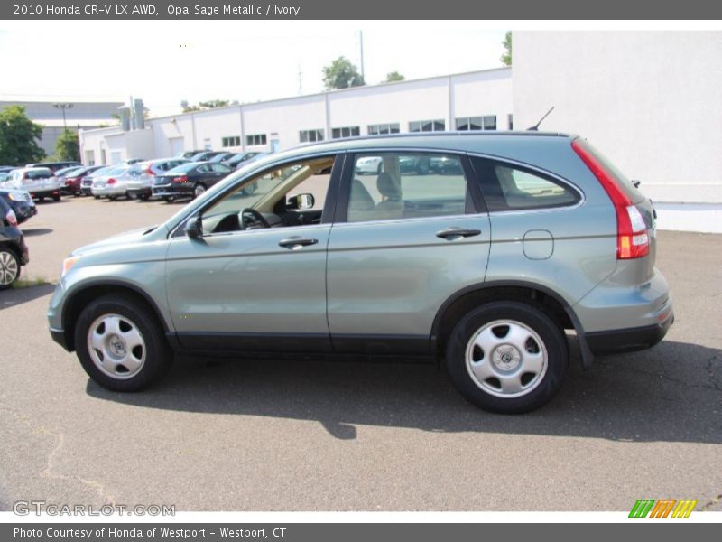 Opal Sage Metallic / Ivory 2010 Honda CR-V LX AWD