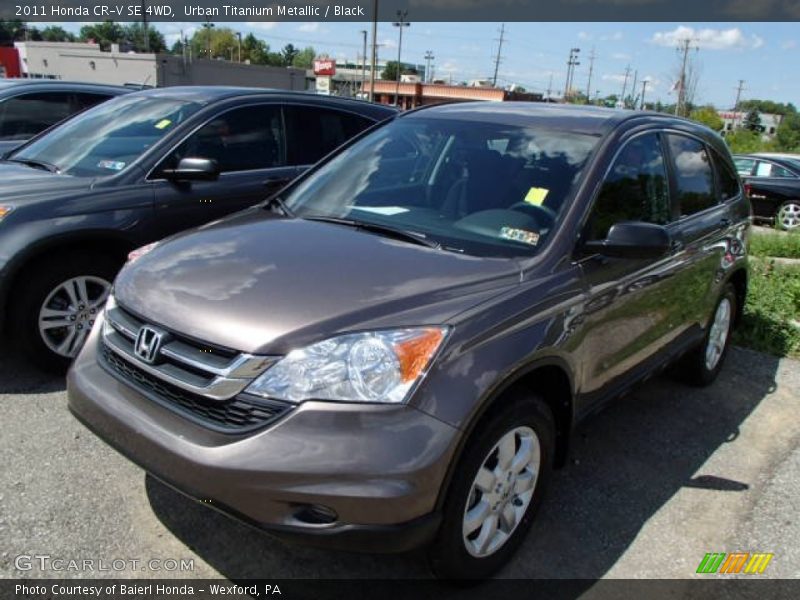 Urban Titanium Metallic / Black 2011 Honda CR-V SE 4WD