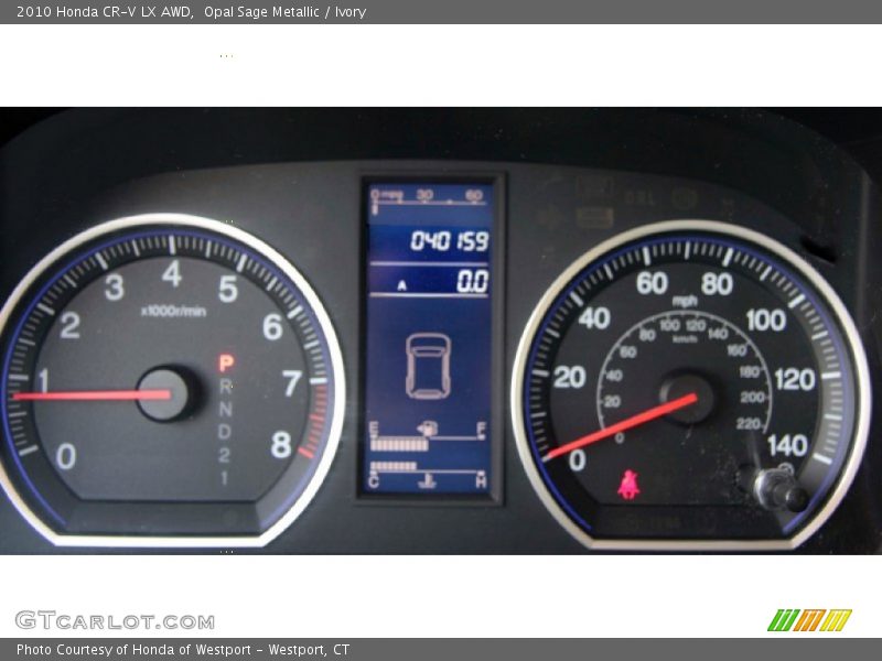 Opal Sage Metallic / Ivory 2010 Honda CR-V LX AWD