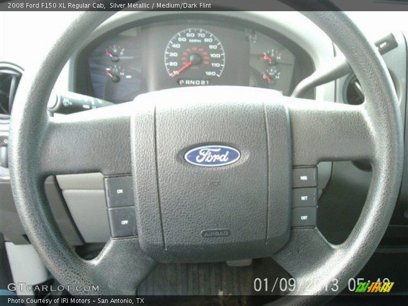 Silver Metallic / Medium/Dark Flint 2008 Ford F150 XL Regular Cab