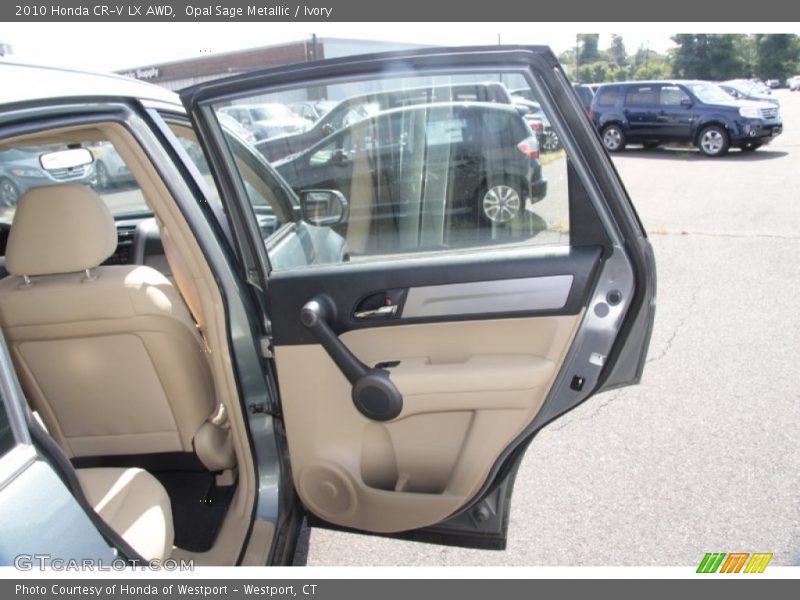 Opal Sage Metallic / Ivory 2010 Honda CR-V LX AWD