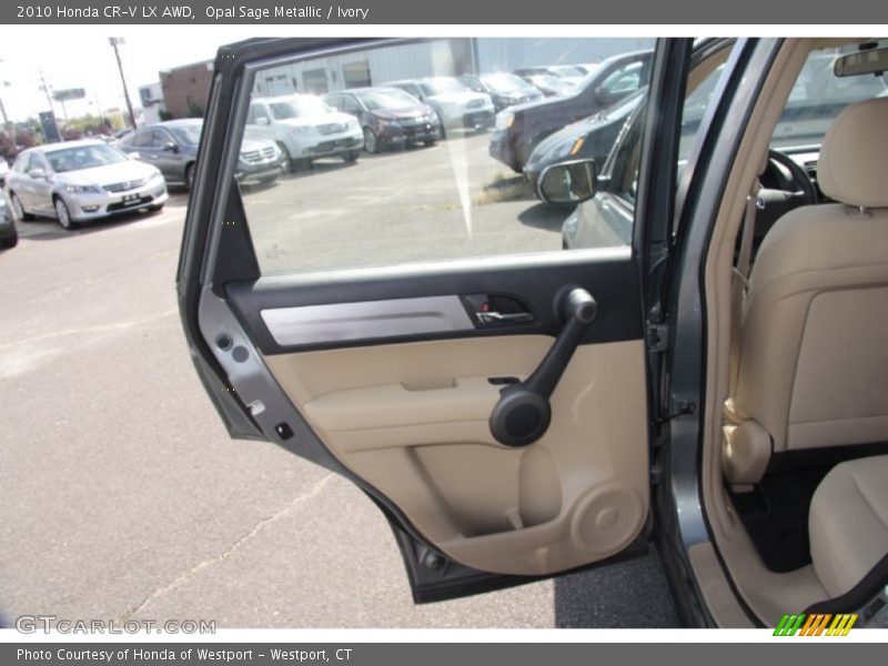 Opal Sage Metallic / Ivory 2010 Honda CR-V LX AWD
