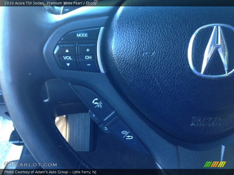 Premium White Pearl / Ebony 2010 Acura TSX Sedan