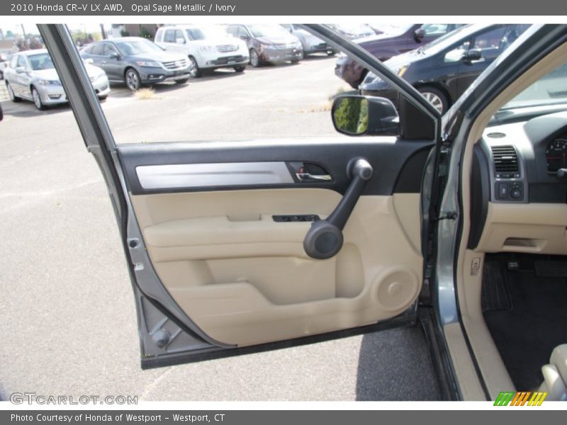Opal Sage Metallic / Ivory 2010 Honda CR-V LX AWD