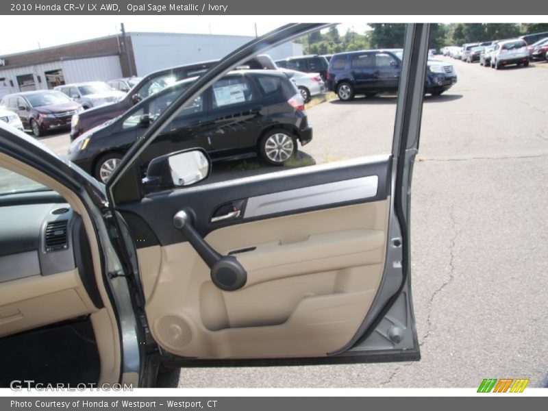 Opal Sage Metallic / Ivory 2010 Honda CR-V LX AWD