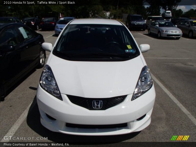 Taffeta White / Sport Black 2010 Honda Fit Sport