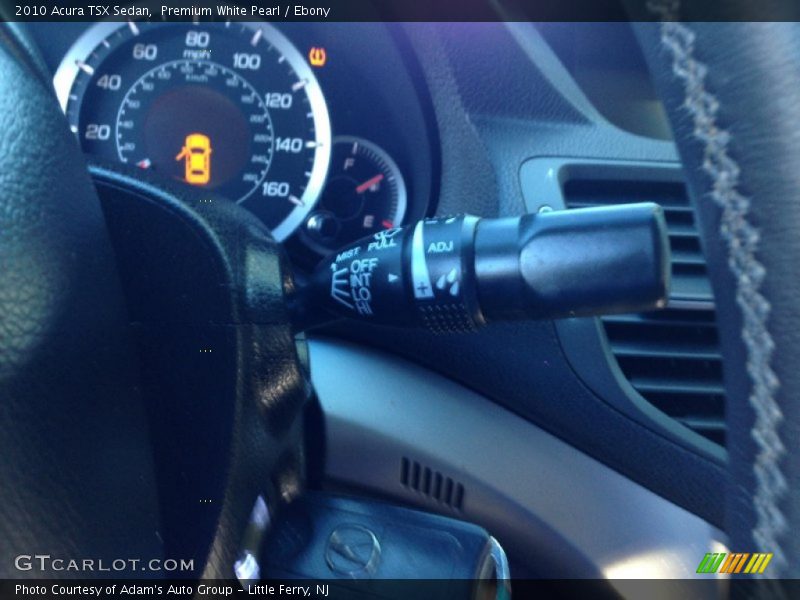 Premium White Pearl / Ebony 2010 Acura TSX Sedan