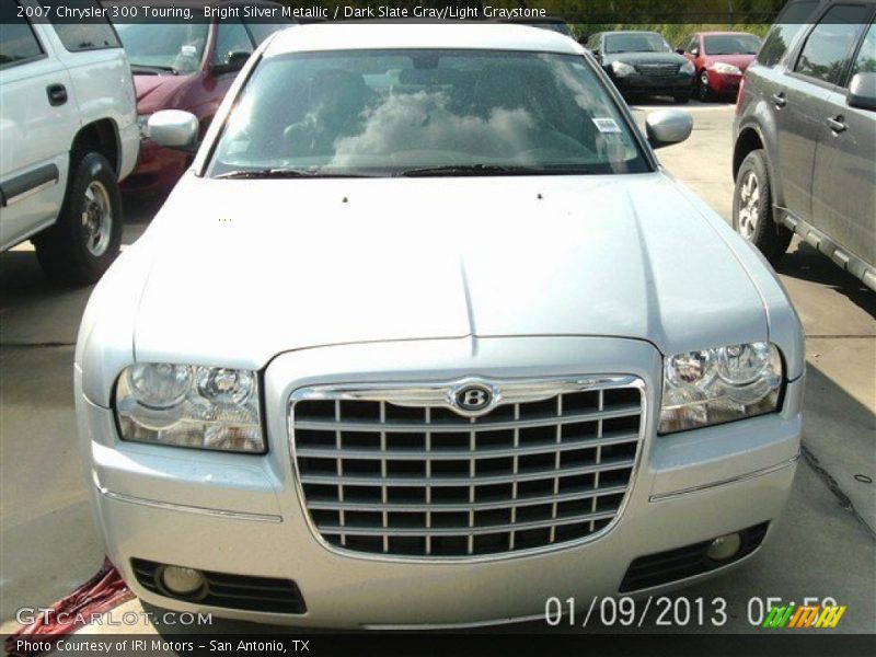 Bright Silver Metallic / Dark Slate Gray/Light Graystone 2007 Chrysler 300 Touring