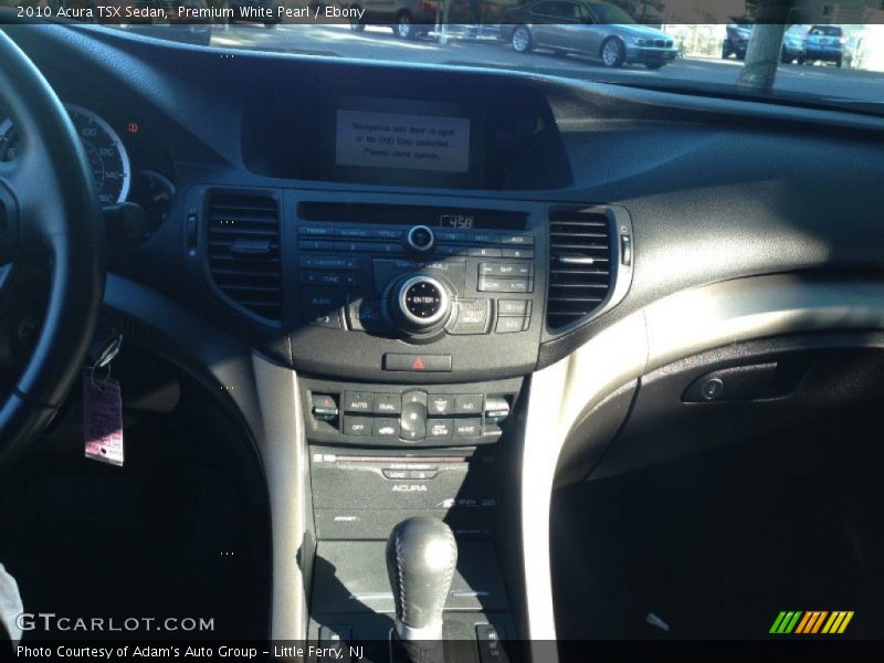 Premium White Pearl / Ebony 2010 Acura TSX Sedan