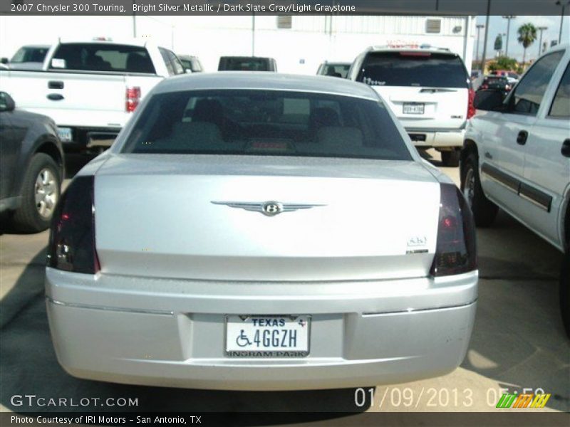 Bright Silver Metallic / Dark Slate Gray/Light Graystone 2007 Chrysler 300 Touring