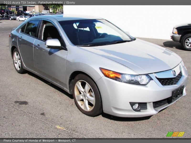 Palladium Metallic / Ebony 2010 Acura TSX Sedan