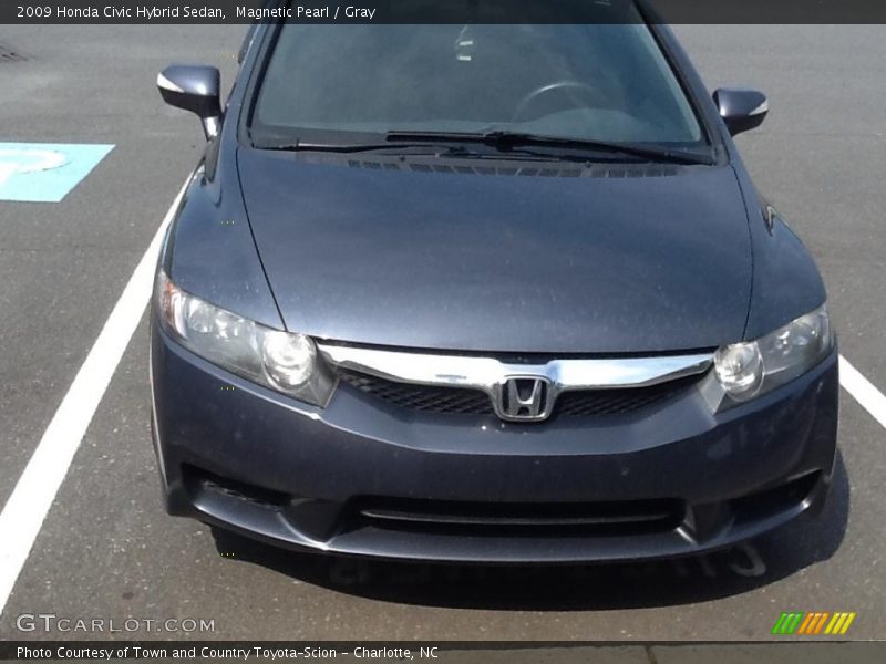 Magnetic Pearl / Gray 2009 Honda Civic Hybrid Sedan