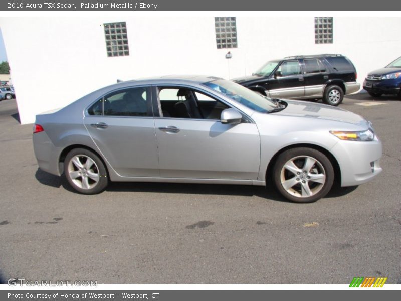 Palladium Metallic / Ebony 2010 Acura TSX Sedan