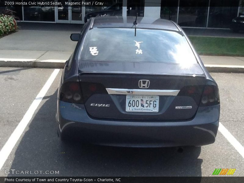 Magnetic Pearl / Gray 2009 Honda Civic Hybrid Sedan