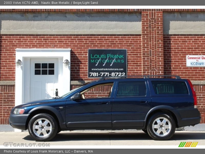 Nautic Blue Metallic / Beige/Light Sand 2003 Volvo XC70 AWD