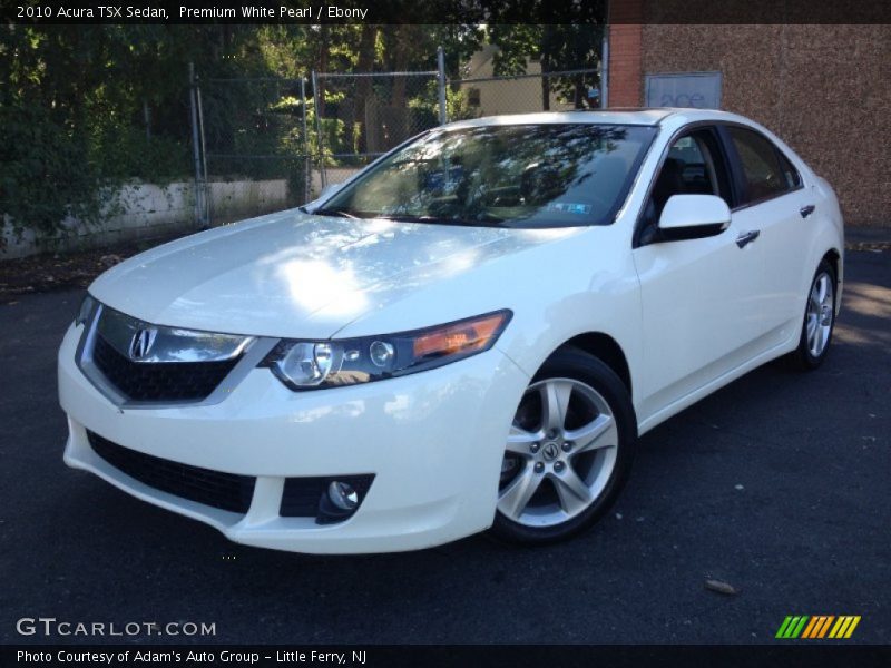 Premium White Pearl / Ebony 2010 Acura TSX Sedan