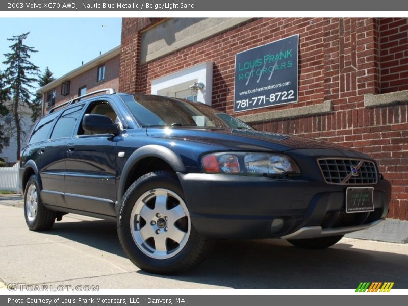 Nautic Blue Metallic / Beige/Light Sand 2003 Volvo XC70 AWD