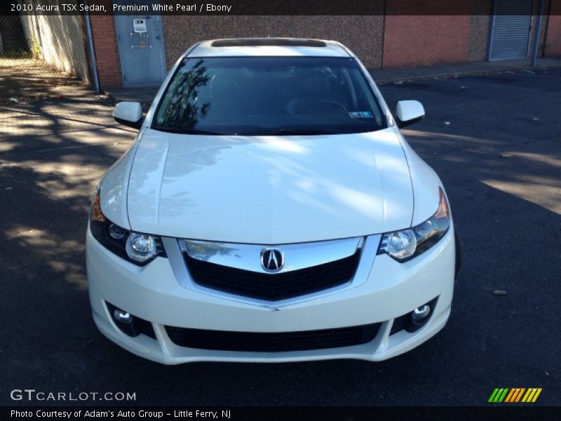 Premium White Pearl / Ebony 2010 Acura TSX Sedan