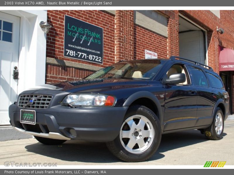 Nautic Blue Metallic / Beige/Light Sand 2003 Volvo XC70 AWD