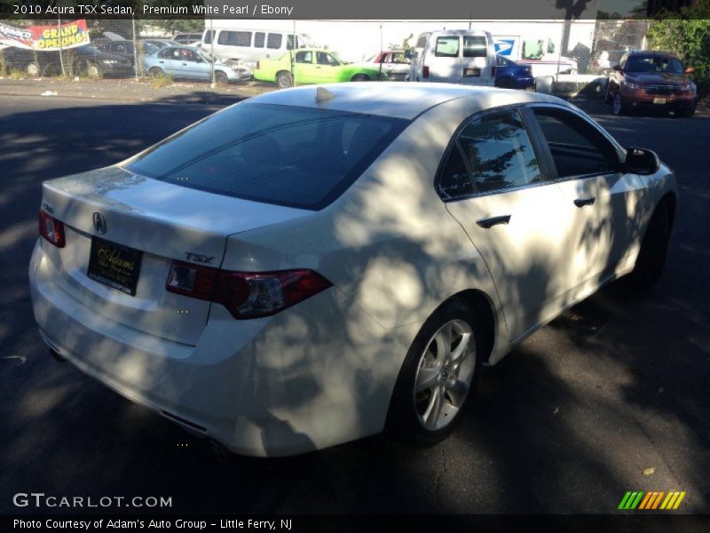 Premium White Pearl / Ebony 2010 Acura TSX Sedan