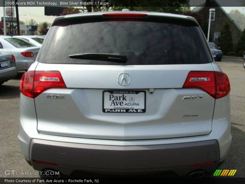 Billet Silver Metallic / Taupe 2008 Acura MDX Technology
