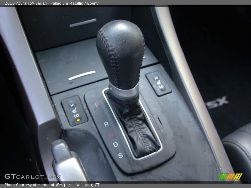 Palladium Metallic / Ebony 2010 Acura TSX Sedan