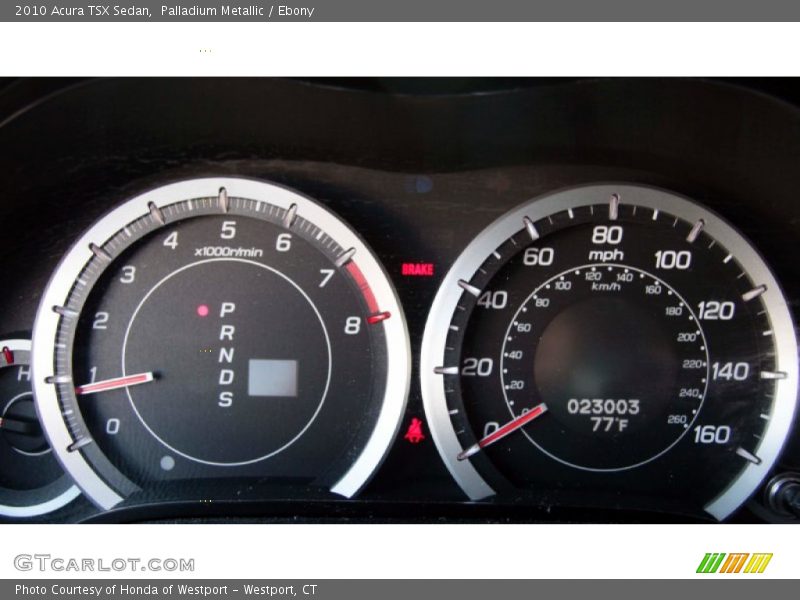 Palladium Metallic / Ebony 2010 Acura TSX Sedan