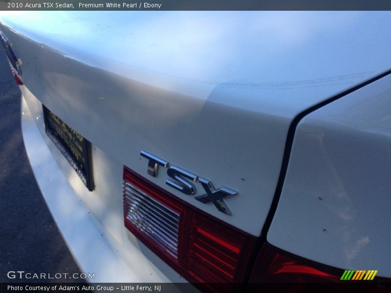 Premium White Pearl / Ebony 2010 Acura TSX Sedan