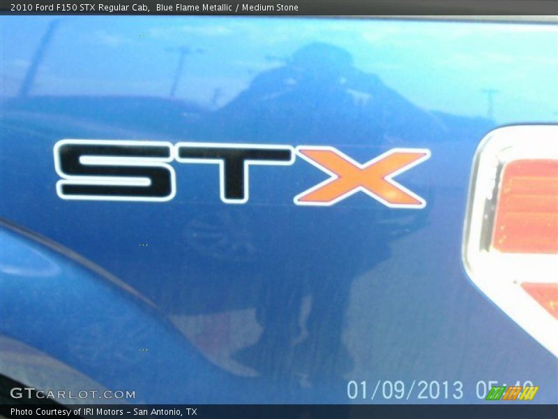 Blue Flame Metallic / Medium Stone 2010 Ford F150 STX Regular Cab