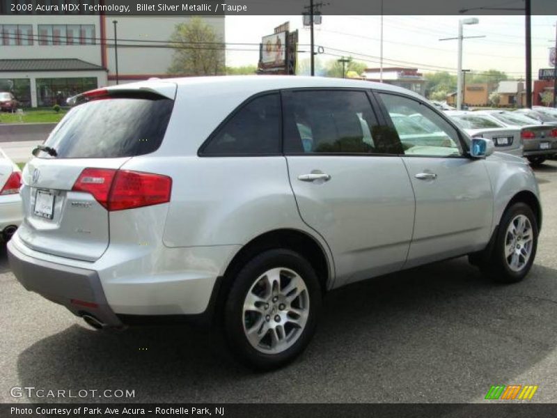 Billet Silver Metallic / Taupe 2008 Acura MDX Technology