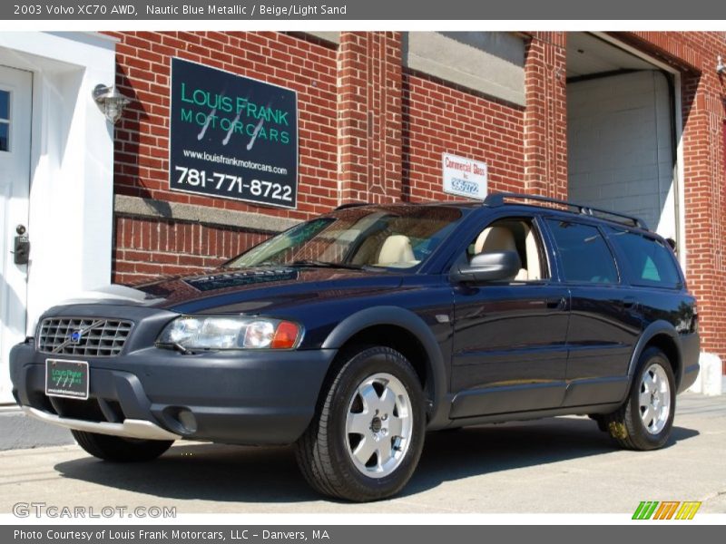 Nautic Blue Metallic / Beige/Light Sand 2003 Volvo XC70 AWD