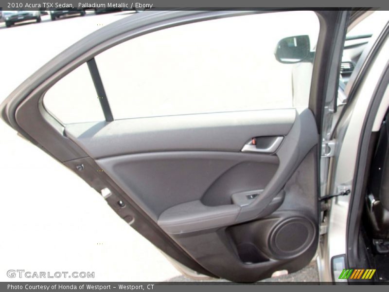 Palladium Metallic / Ebony 2010 Acura TSX Sedan